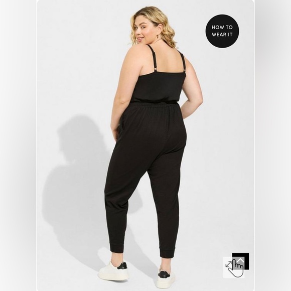 NWT Black Jumpsuit - Picture 3 of 4
